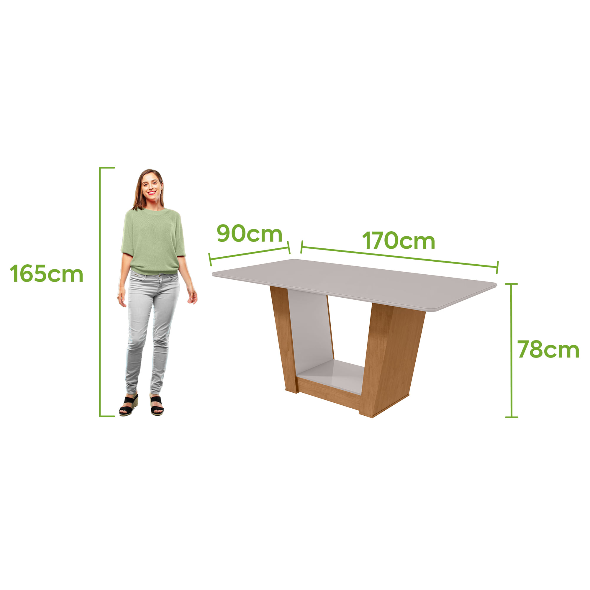 MESA APOGEU 170 - COTAS AC-OW